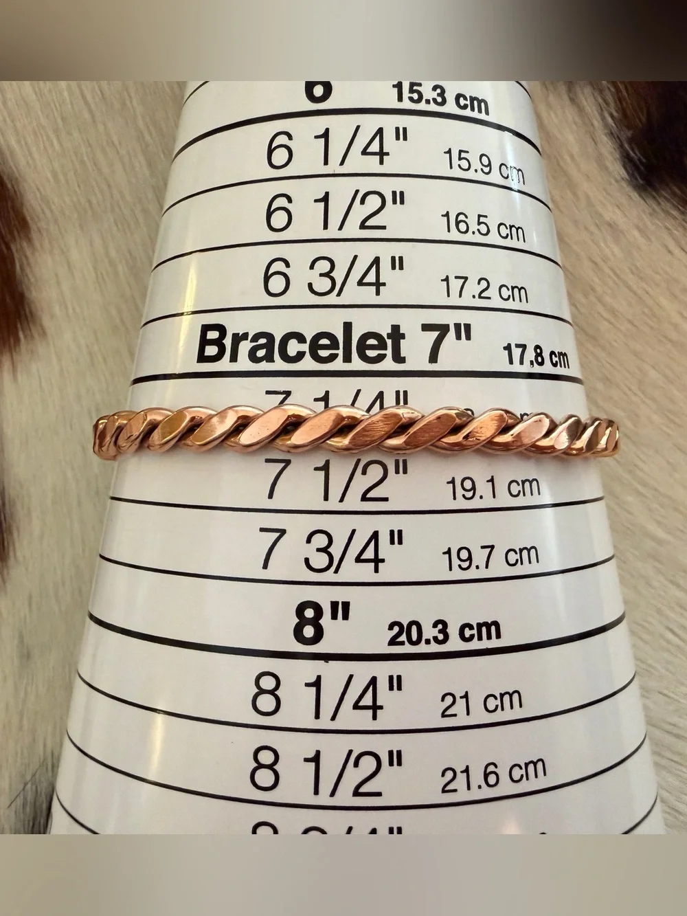 ❤️ UNISEX Native American Artisan Copper Braided Cuff ADJ 15.9 Grams New Mexico